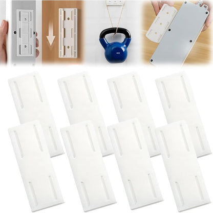 BowLift | Adhesive Power Strip Mounts | No-Drill Wall & Desk Organizer with Slide Rail