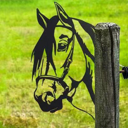 Skanto | Outdoor Garden Peeking Goat Metal Art Indoor Decoration