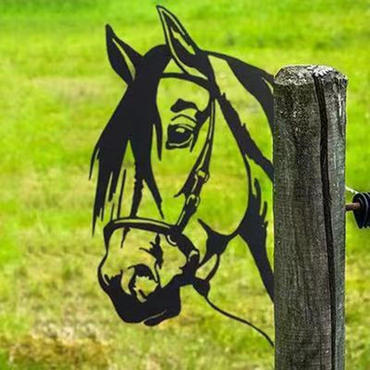 Outdoor Garden Farm Peeking Goat Metal Artwork Indoor Decor | Karnz