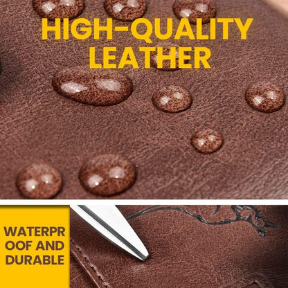 BowLift | Men's multifunctional RFID-blocking, waterproof and durable PU leather wallet for men
