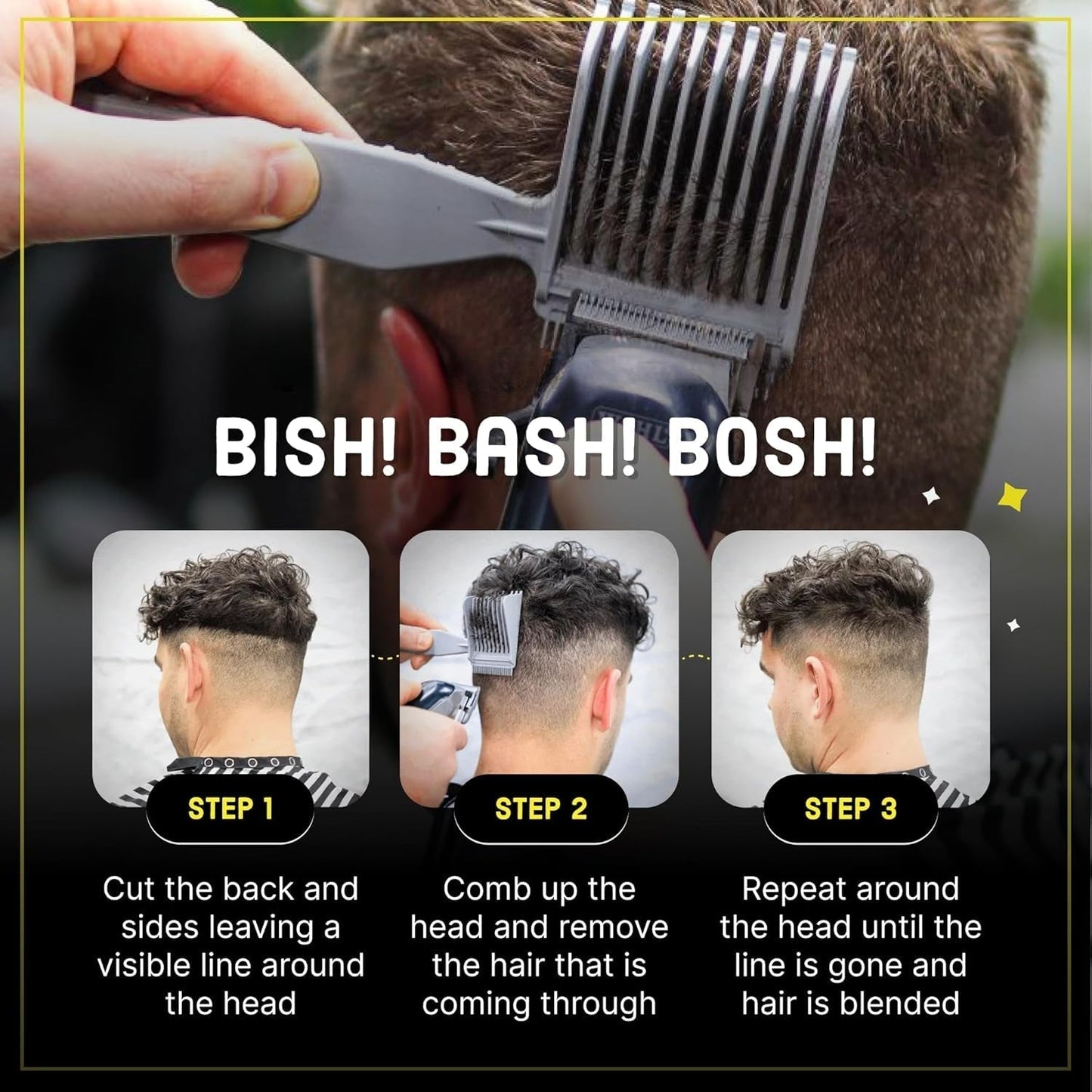 BowLift | Fade Comb – Easy Home Hair Blending for a Professional Look