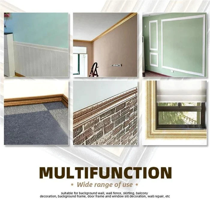 Skanto Skanto | 3D Wall Molding - Self-Adhesive, Eco-Friendly 3D Wall Trim with Environmental Protection