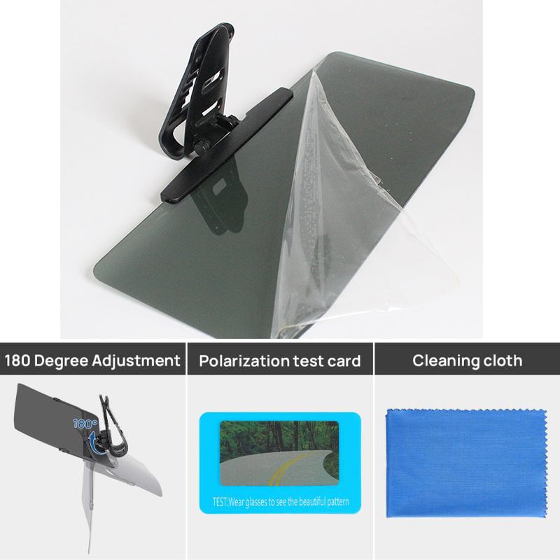Brehn | Sun visor for the car with polarized glare protection