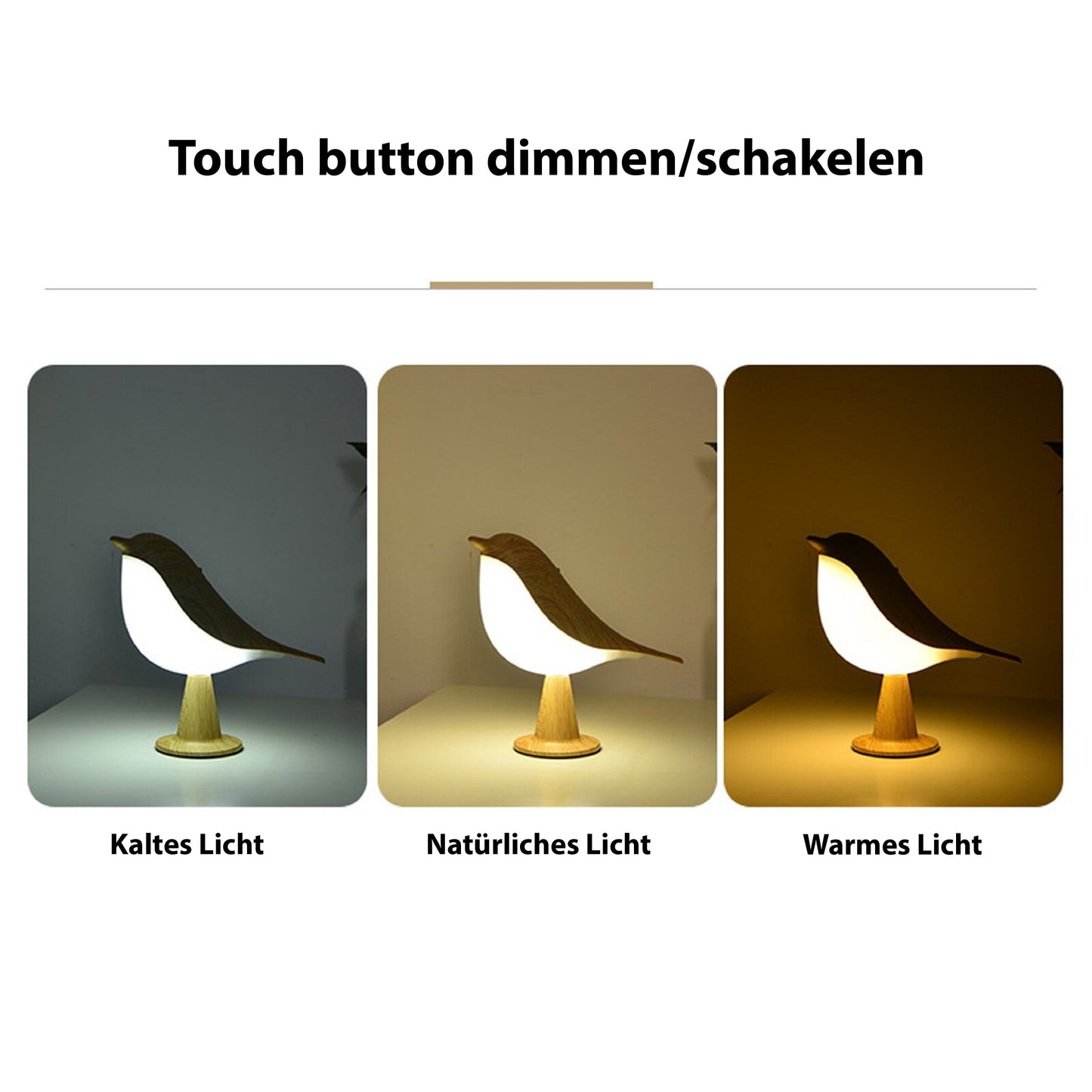 Skanto | Modern Bird Design LED Table Lamp