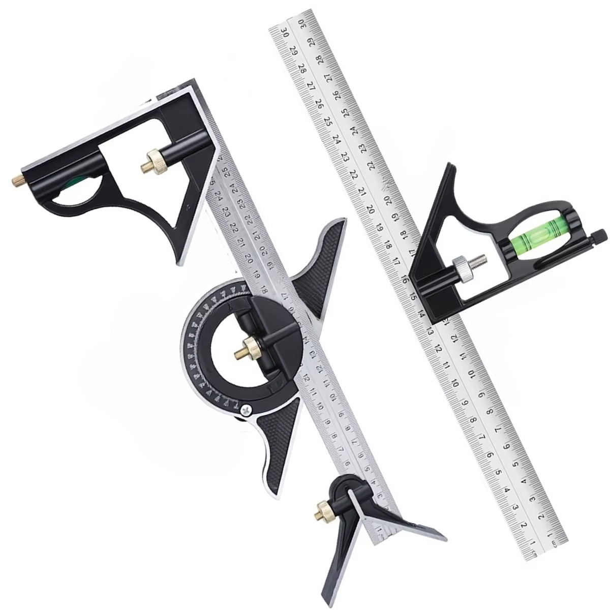Skanto | 12-inch Adjustable Stainless Steel Precision Angle Measuring Tool