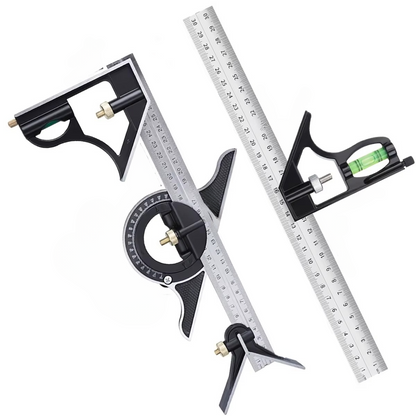 Skanto | 12-inch Adjustable Stainless Steel Precision Angle Measuring Tool