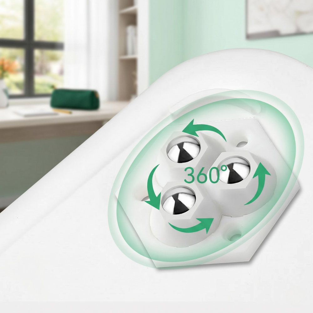 TriGlide 360° Furniture Castors with Ball Bearings | Karnz