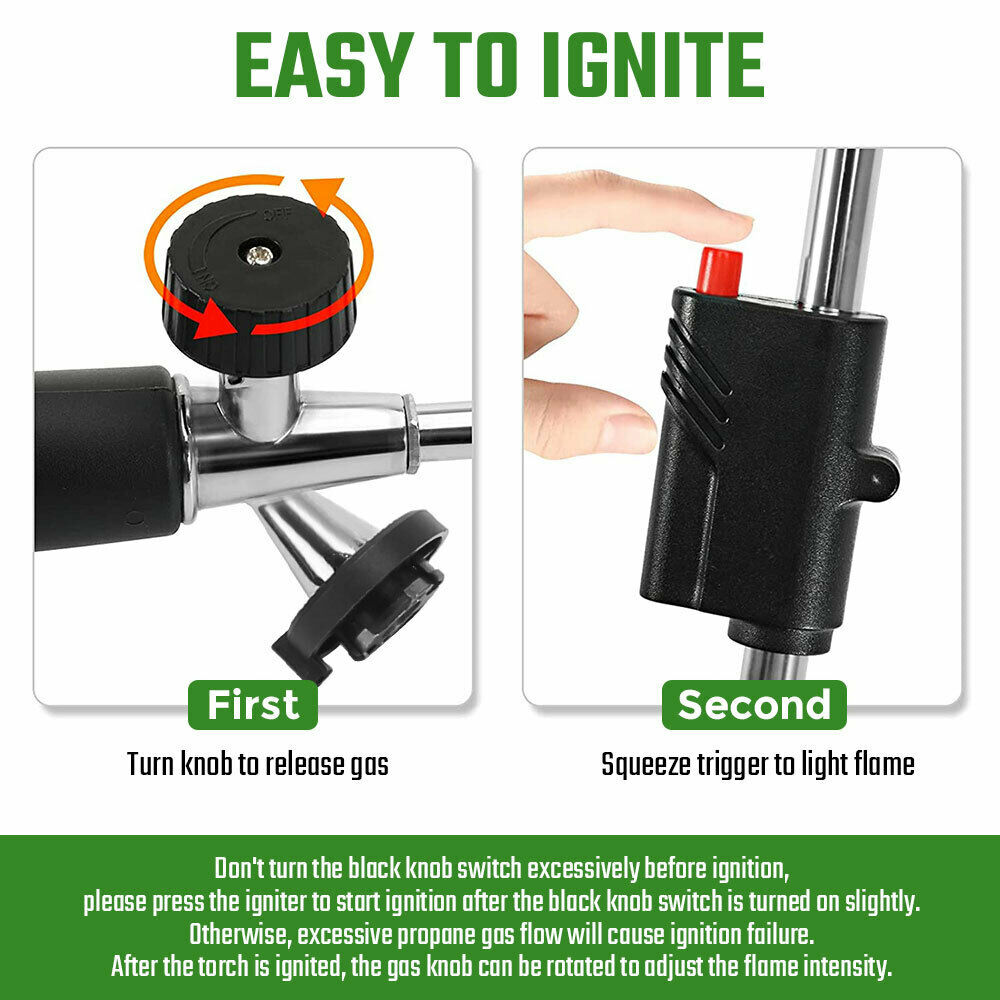 Skanto | Adjustable Flame Propane Weed Burner