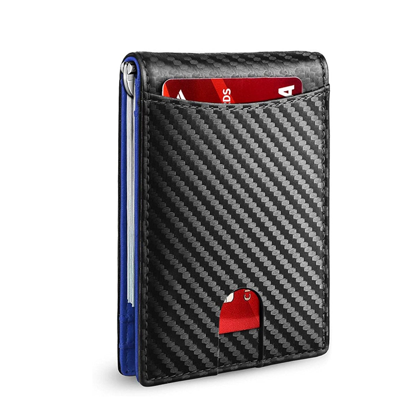 BowLift | Men’s Slim RFID Wallet | Leather Card Holder | Black