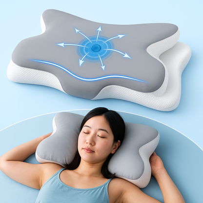 Skanto Skanto | Butterfly Memory Foam Ergonomic Pillow