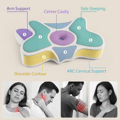 Skanto Skanto | Butterfly Memory Foam Ergonomic Pillow