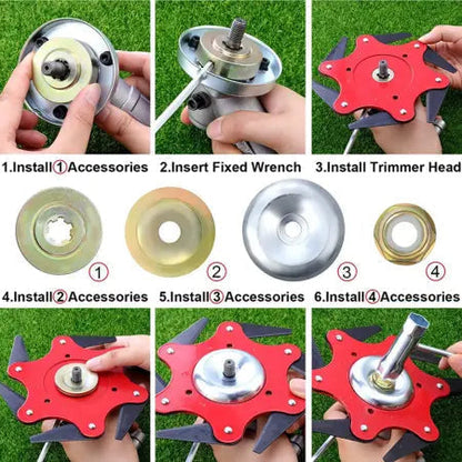 Skanto | Pro | All-Purpose 6-Blade Trimmer Head