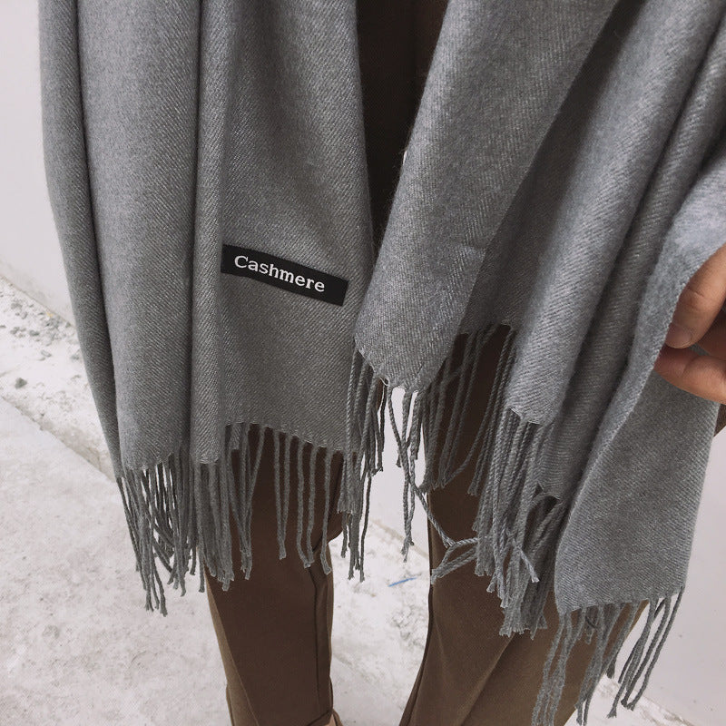 New Women's Winter Scarf, Monochrome Selection, Warm Classic Scarf