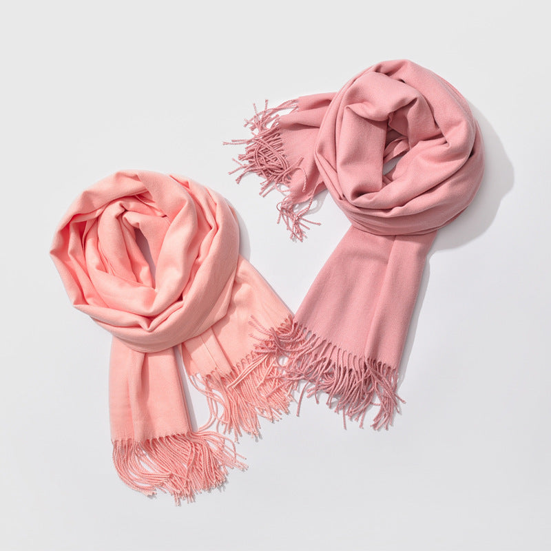 New Women's Winter Scarf, Monochrome Selection, Warm Classic Scarf