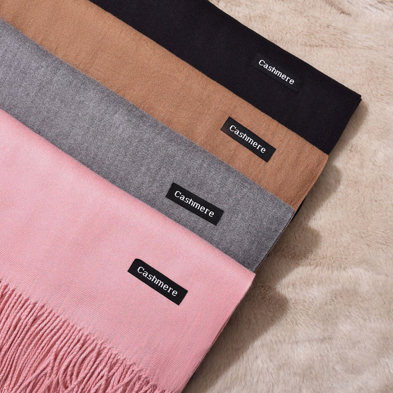 New Women's Winter Scarf, Monochrome Selection, Warm Classic Scarf