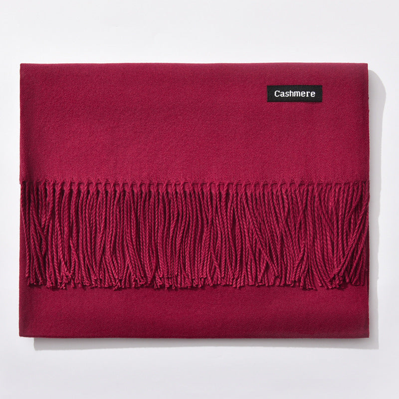 New Women's Winter Scarf, Monochrome Selection, Warm Classic Scarf