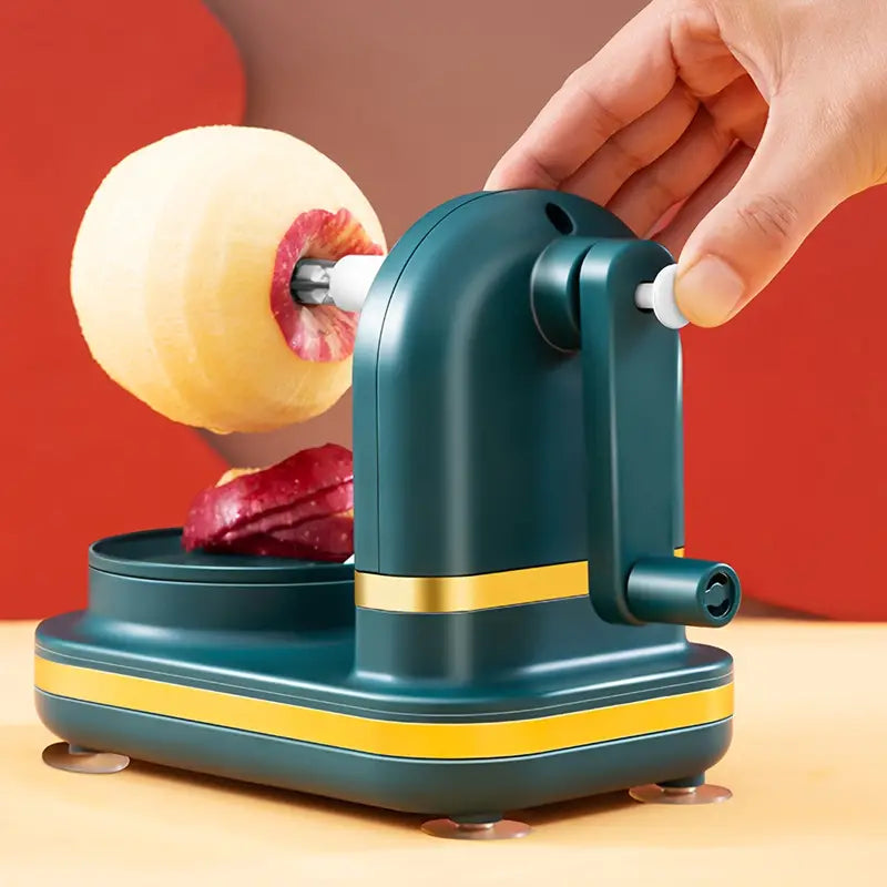 BowLift | Simple vegetable and fruit peeler with hand crank – For effortless peeling