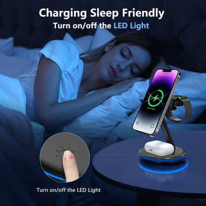 Skanto | Foldable Magnetic 3-in-1 Wireless Charger