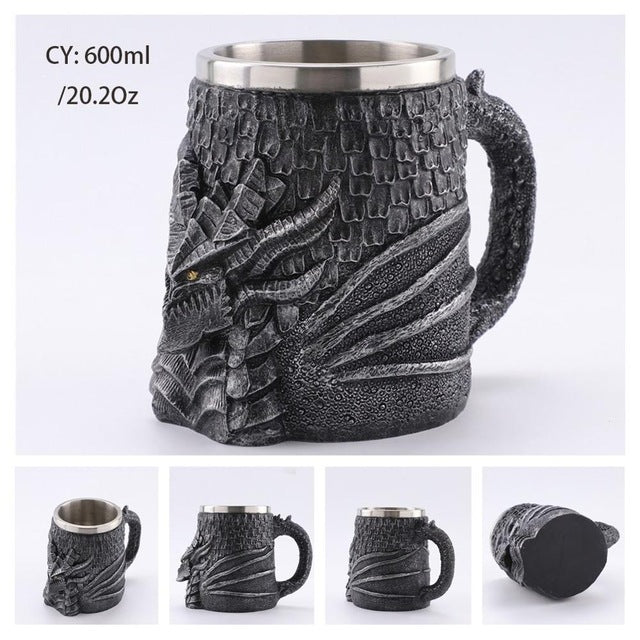 Skanto | Fantasy Adventure Resin / Stainless Steel Mug