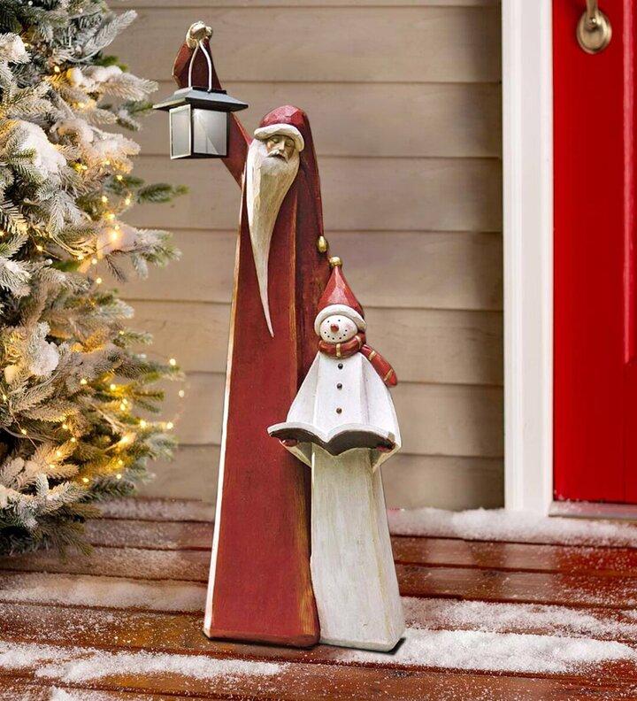 Skanto | Santa and Snowman Sculpture