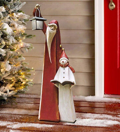 Skanto | Santa and Snowman Sculpture