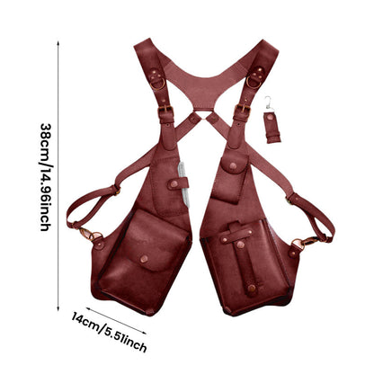Skanto | Medieval Steampunk Retro Shoulder Bag with Strap
