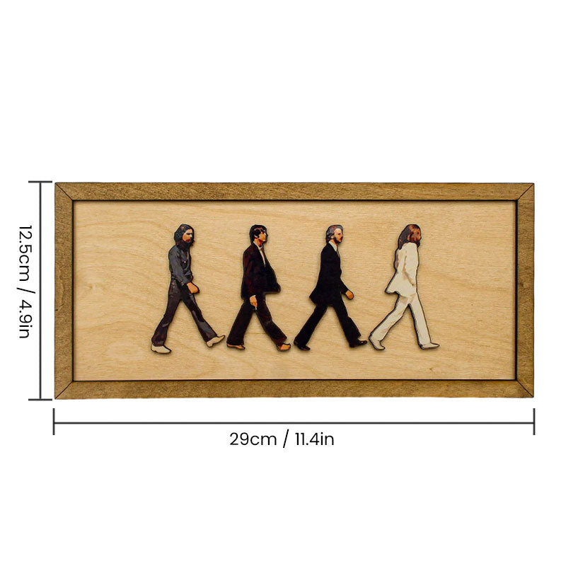 BowLift | The Beatles framed Abbey Road portrait