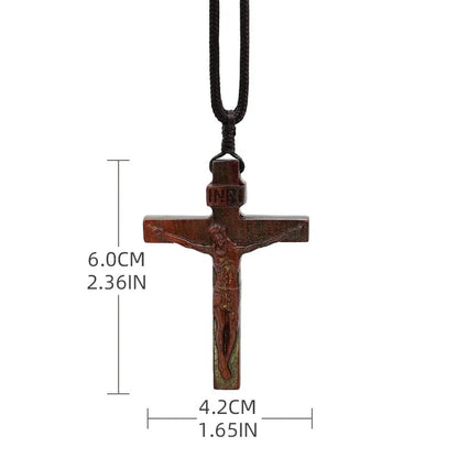 BowLift | Jesus-Cross-Necklace made of Wood