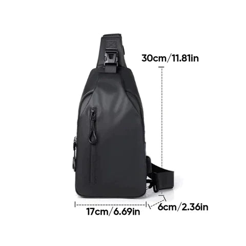 UrbanShield Waterproof Shoulder Bag with Anti-Theft Design | Karnz