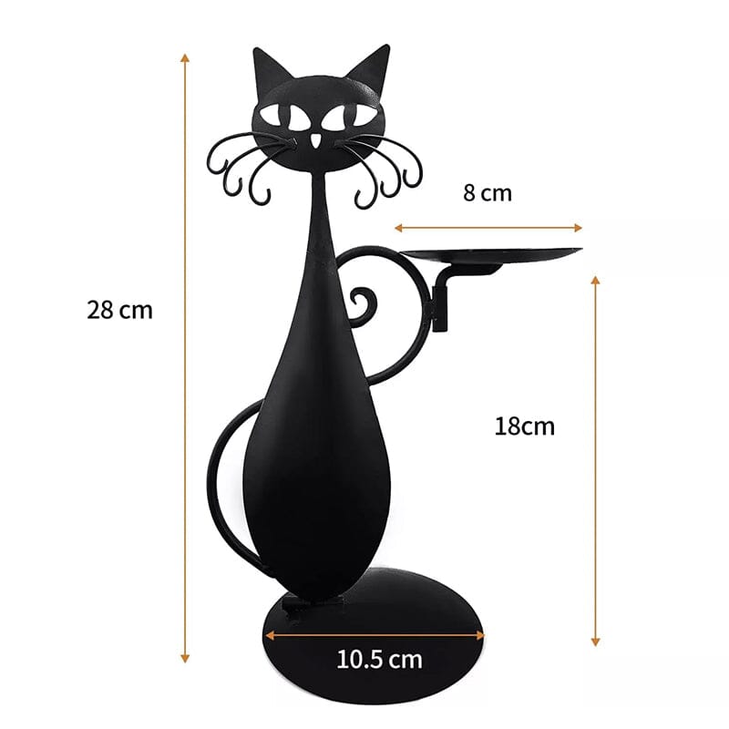 Skanto | Black Cat Candle Holder