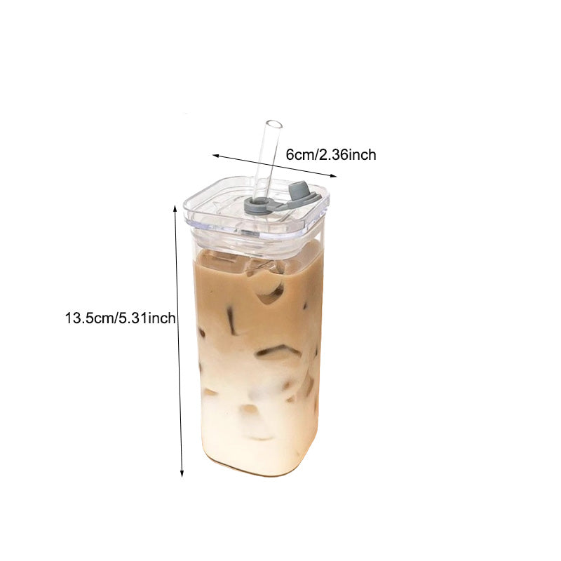 Skanto | Square Tumbler with Lid & Straw