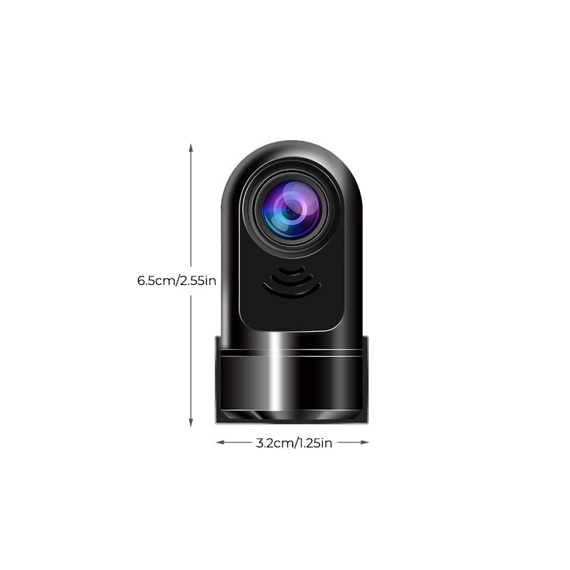 BowLift | 1080P HD Mini ADAS Dashcam with 360° Rotating Function