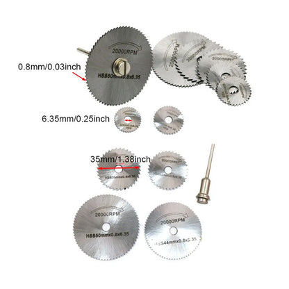 Skanto | Set of 6pcs Metal HSS Circular Saw Blades