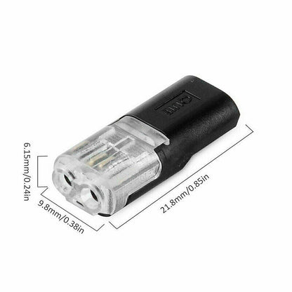 Skanto | Double Wire Push-in Connector with Locking Lever