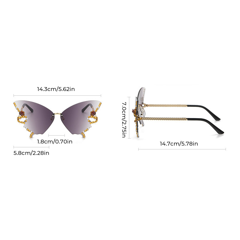 Butterfly sunglasses