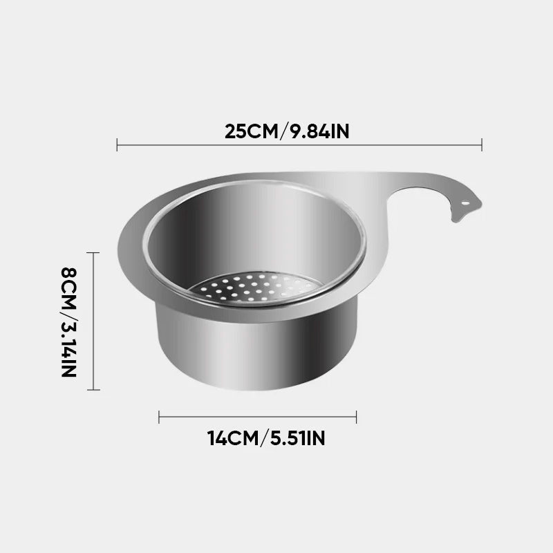 Stainless Steel Swan Sink Strainer Basket | Bowlift
