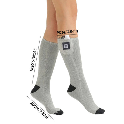 BowLift | Heated Socks ThermoLuxe | Rechargeable | Adjustable Temperature | Up to 8 h Heat
