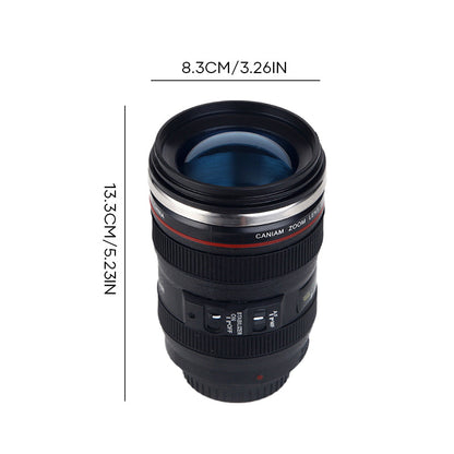 Camera Lens Inspired Insulated Cup Coffee Mug | Karnz