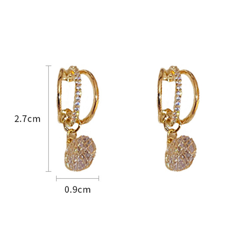 Skanto | Fashion Diamond Crown Earrings