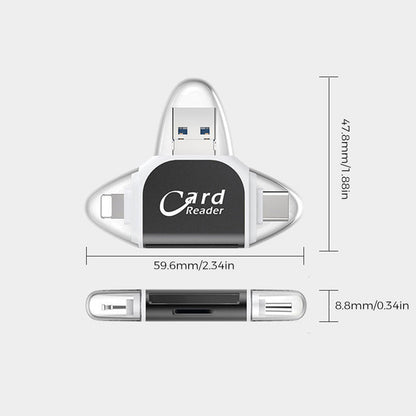 Universal 4-in-1 Sd Tf Card Reader | Karnz