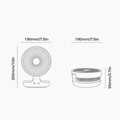 BowLift | Folding Table Fan