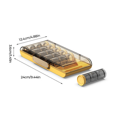 Skanto | Portable High-Capacity Weekly Pill Box