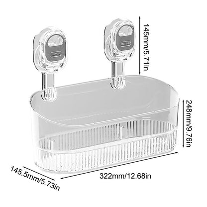 BowLift | No-Drill Bathroom Suction Cup Storage Box