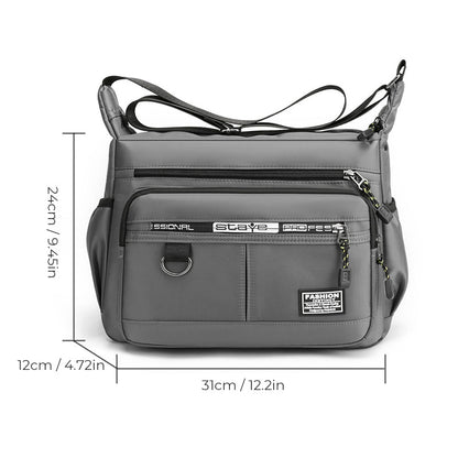 Men's messenger bag with multiple pockets | Bowlift