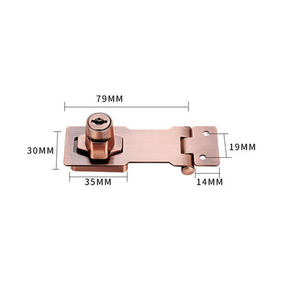 Sandsberg | Door Lock Bolt | Installation without Drilling with Key