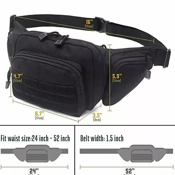 BowLift | Tactical Waist Pack - Concealed Carry Fanny Pack Holster