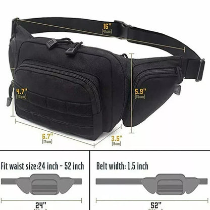 BowLift | Tactical Waist Pack - Concealed Carry Fanny Pack Holster