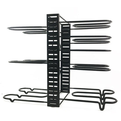 Skanto | SpaceFlex Adjustable Pot & Lid Organizer | Kitchen Organization & Flexibility