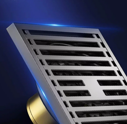 AquaShield Square Stainless Steel Floor Drain Bowlift