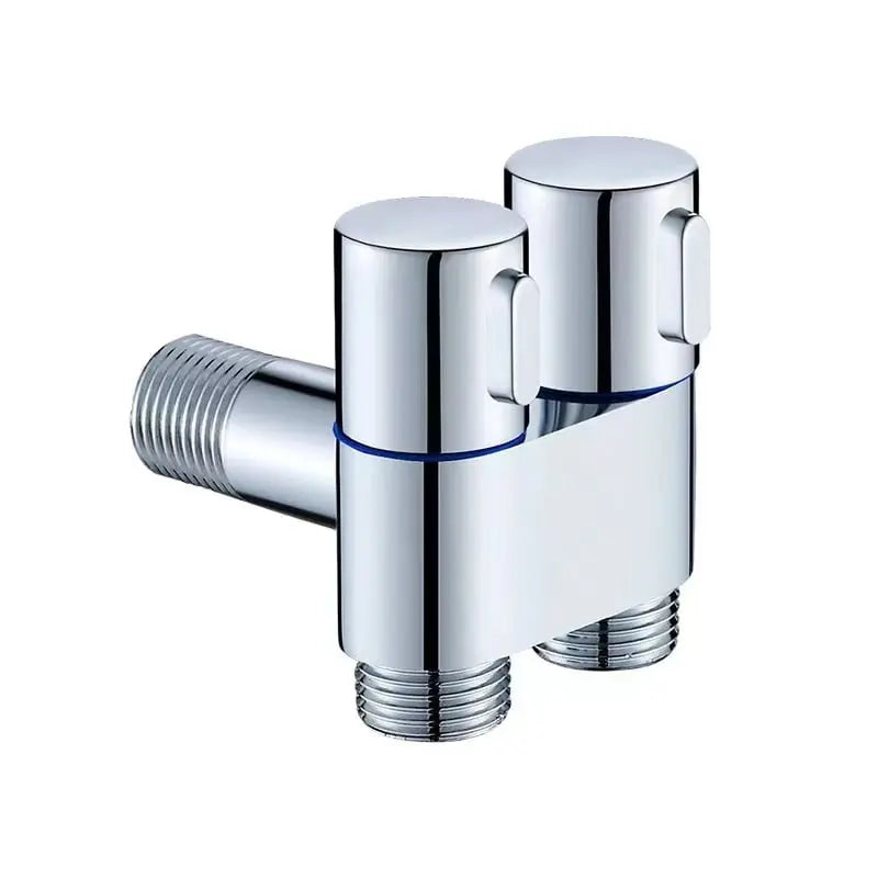 BowLift | Double control valve made of brass – Water supply with matte black finish